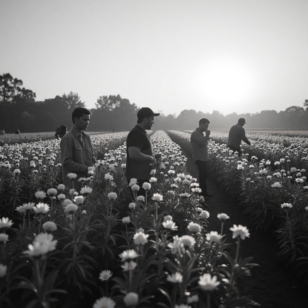 Sustainable flower farming practices